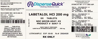 Ndc 68258-6047-xx (Ndc 68258 6047 Xx        Teva)